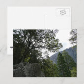 Carte Postale Matin sur le sentier à Vernal Falls à Yosemite (Devant / Derrière)