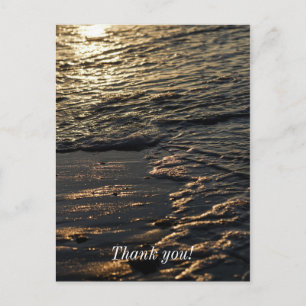 Carte Postale Matinée étincelante sur la plage