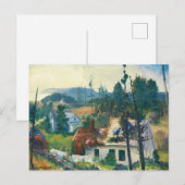 Carte Postale Matinicus Island, Maine, George Bellows (Devant / Derrière)