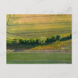 Carte Postale Matrice de Motif agricole anglais