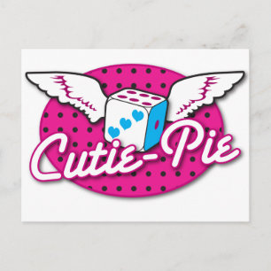Carte Postale Matrices mignonnes de rockabilly de Cutie-Tarte