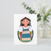 Carte postale Matriochka italienne (Debout devant)