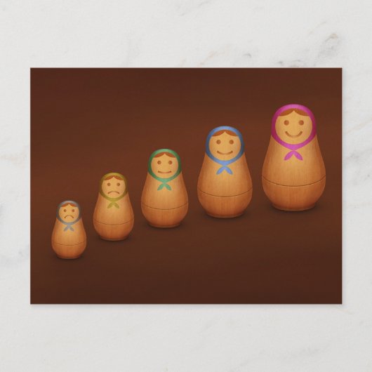 Carte Postale Matryoshka (Devant)