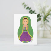 Carte postale Matryoshka afghane (Debout devant)