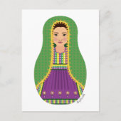 Carte postale Matryoshka afghane (Devant)