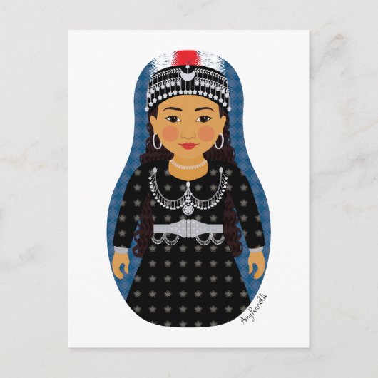 Carte postale Matryoshka assyrienne (Devant)