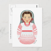 Carte postale Matryoshka croate (Devant / Derrière)