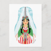 Carte postale Matryoshka de haute coiffure libanai (Devant)