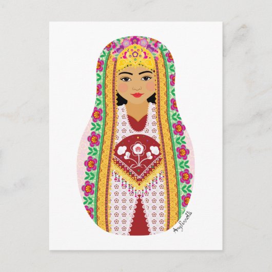 Carte postale Matryoshka ouzbek (Devant)