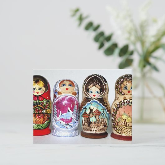 Carte Postale Matryoshkas (Debout devant)