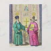 Carte Postale Matteo Ricci et un autre chrétien (Devant)