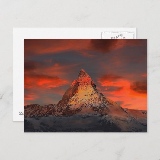 Carte Postale Matterhorn (Devant / Derrière)