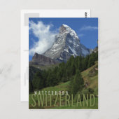 Carte Postale matterhorn en suisse (Devant / Derrière)