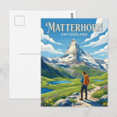 Carte Postale Matterhorn Suisse (Devant / Derrière)