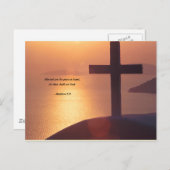 CARTE POSTALE MATTHEW 5:8 (Devant / Derrière)