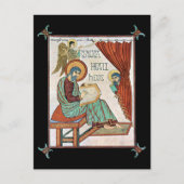 Carte Postale Matthew Du Manuscrit Médiéval De Lindisfarne (Devant)