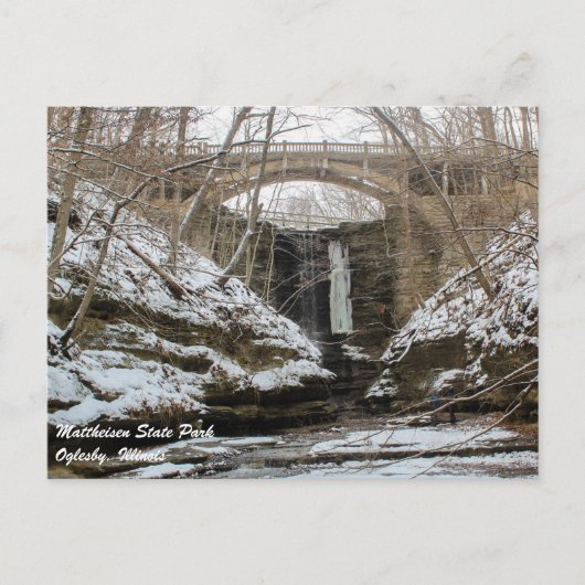 Carte postale Matthiessen Illinois State Park (Devant)