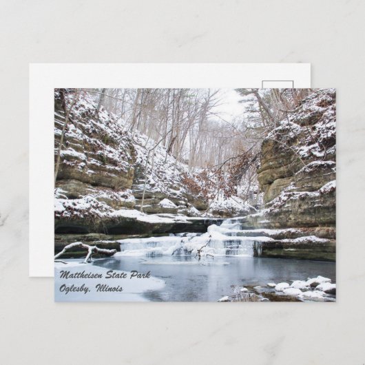 Carte postale Matthiessen Illinois State Park (Devant / Derrière)