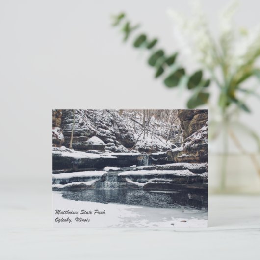 Carte postale Matthiessen Illinois State Park (Debout devant)