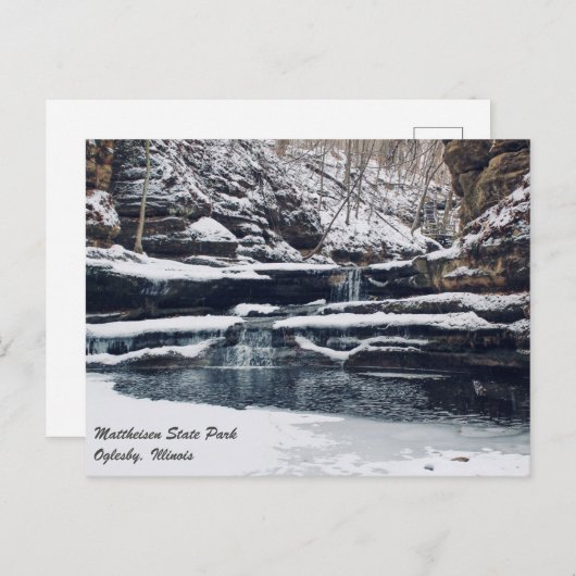 Carte postale Matthiessen Illinois State Park (Devant / Derrière)