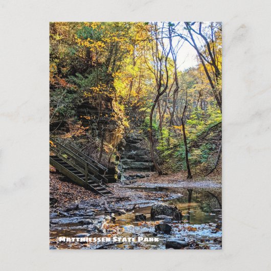 Carte Postale Matthiessen State Park, Utica Illinois Postcard (Devant)