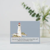 Carte Postale Matthieu 11:28 Phare Prompt rétablissement (Debout devant)