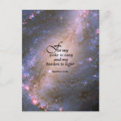 Carte Postale Matthieu 11:30 (Devant)