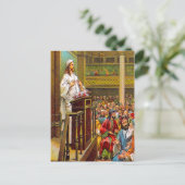 Carte Postale Matthieu 13:53-58 Jésus enseigne dans la synagogue (Debout devant)