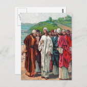 Carte Postale Matthieu 16:13-14 Qui font les hommes dire que je  (Devant / Derrière)