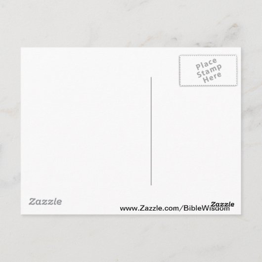 Carte Postale Matthieu 17:20 (Dos)