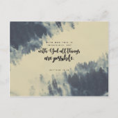 Carte Postale Matthieu 19:26 - Avec Dieu toutes les choses sont  (Devant)