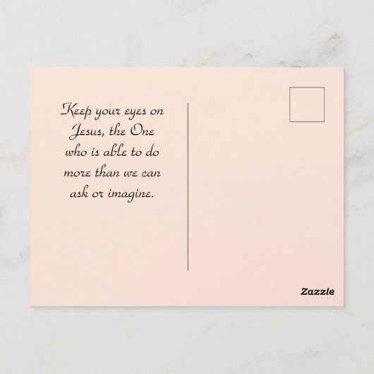 Carte Postale Matthieu 19:26 Avec Dieu toutes les choses sont po (Dos)