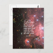 Carte Postale Matthieu 22:37 (Devant / Derrière)