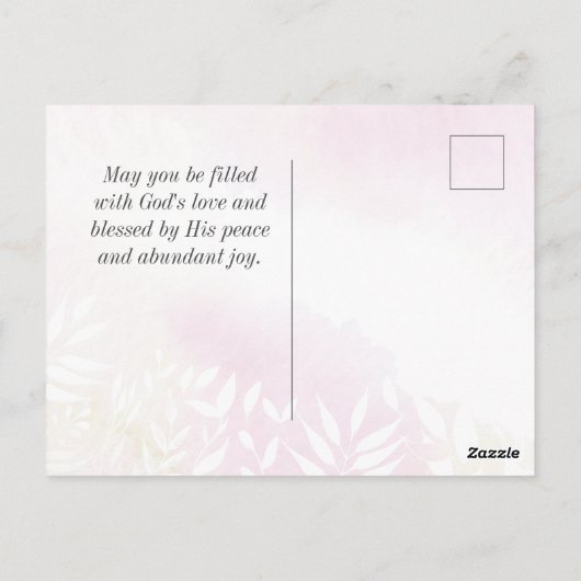 Carte Postale Matthieu 28:20 Je suis toujours avec toi (Dos)