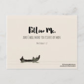 Carte Postale Matthieu 4:19 - Pêcheurs d'hommes (Devant)