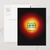 Carte Postale Matthieu 5:14 (Devant / Derrière)