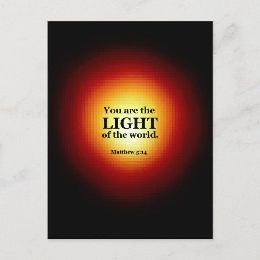 Carte Postale Matthieu 5:14 (Devant)