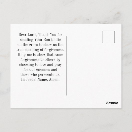 Carte Postale Matthieu 5:44 Je vous dis d'aimer vos ennemis Bibl (Dos)