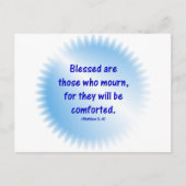 Carte Postale Matthieu-5-4 - HEUREUX CEUX QUI PLEURENT... (Devant)