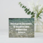 Carte Postale Matthieu 5:9 (Debout devant)