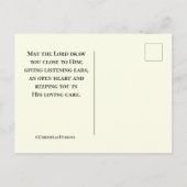 Carte Postale Matthieu 6:26 Verse de la Bible, ne vous inquiétez (Dos)