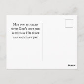 Carte Postale Matthieu 7:7, Demandez et cela vous sera donné (Dos)