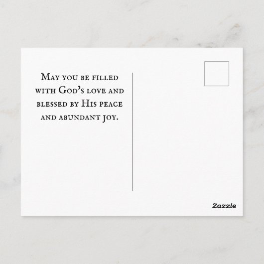 Carte Postale Matthieu 7:7, Demandez et cela vous sera donné (Dos)