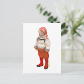 Carte Postale Matts dans le chandail et le casquette de bas (Debout devant)