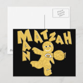 Carte Postale Matzah Man (Devant / Derrière)