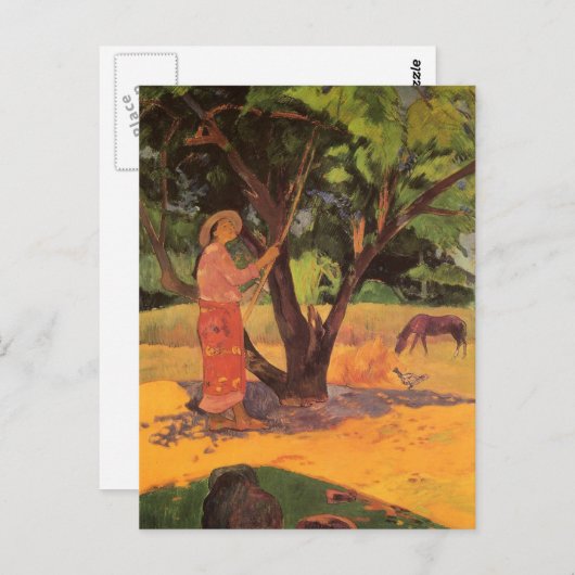 Carte Postale 'Mau Taporo' - Paul Gauguin (Devant / Derrière)