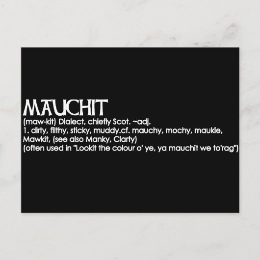 Carte Postale Mauchit (Devant)