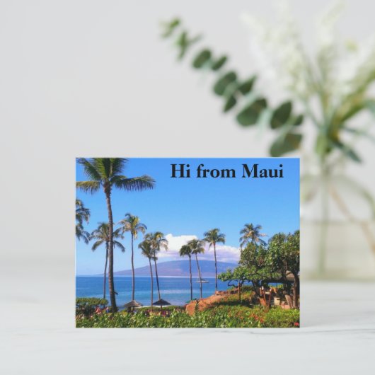 Carte postale Maui (Debout devant)