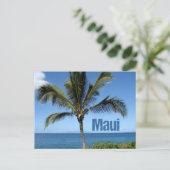 Carte Postale Maui Hawaii Palm Tree Pittoresque (Debout devant)