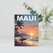 Carte Postale Maui Hawaii Travel (Debout devant)